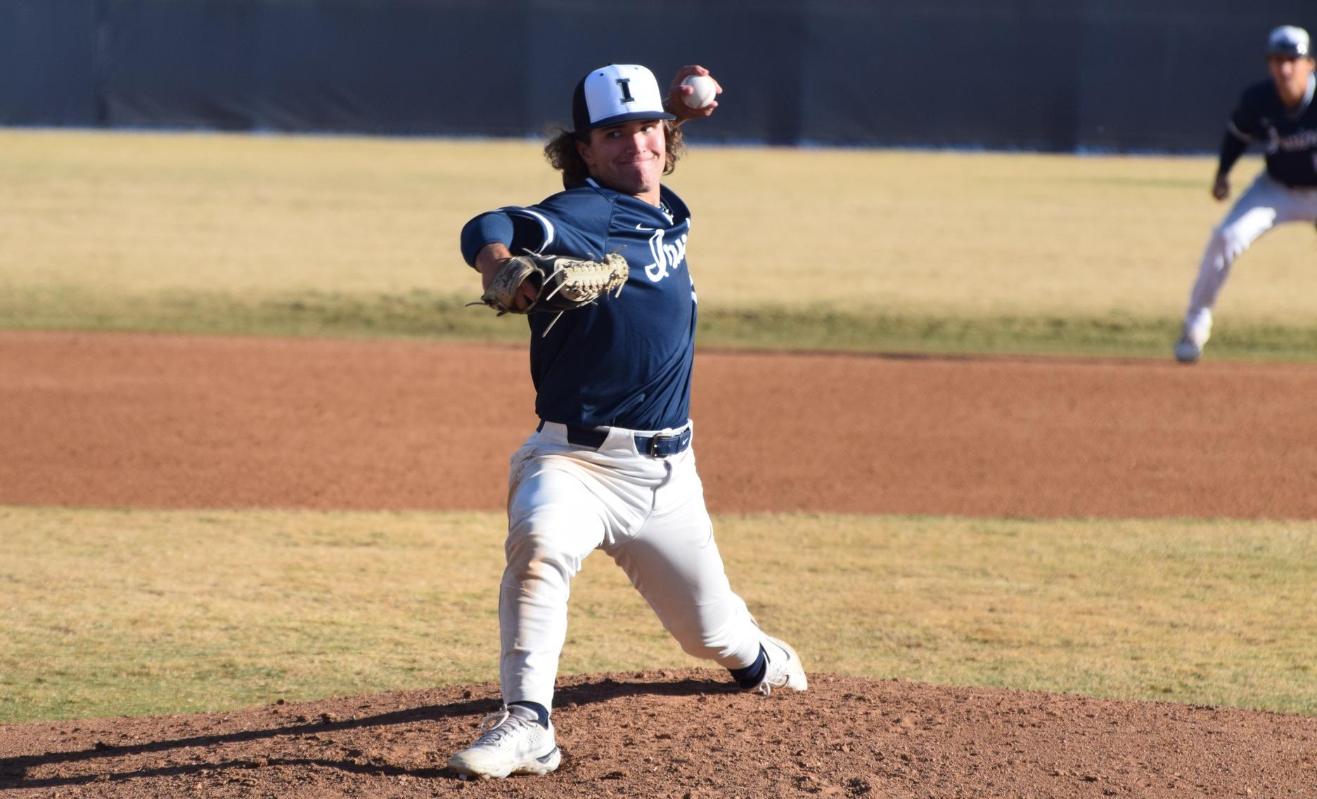 Baseball team edged in Sunday doubleheader at home