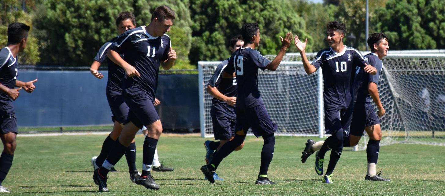 Men's soccer team shuts out Cypress, 4-0, at home