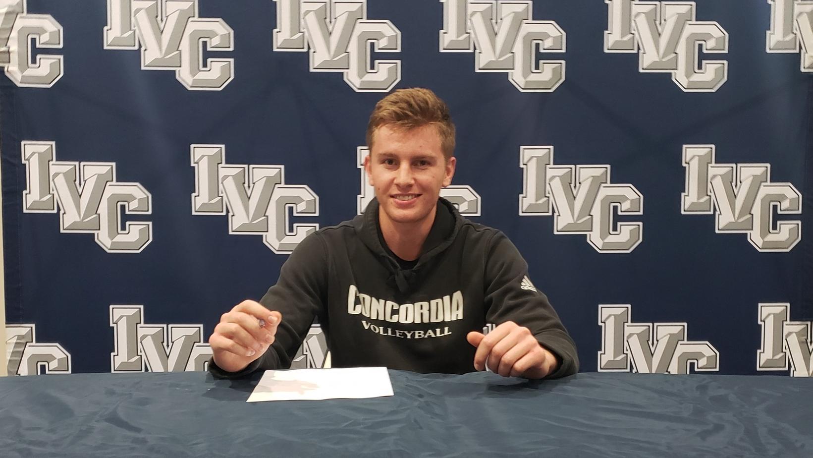 Men's volleyball standout JT Demure signs with Concordia