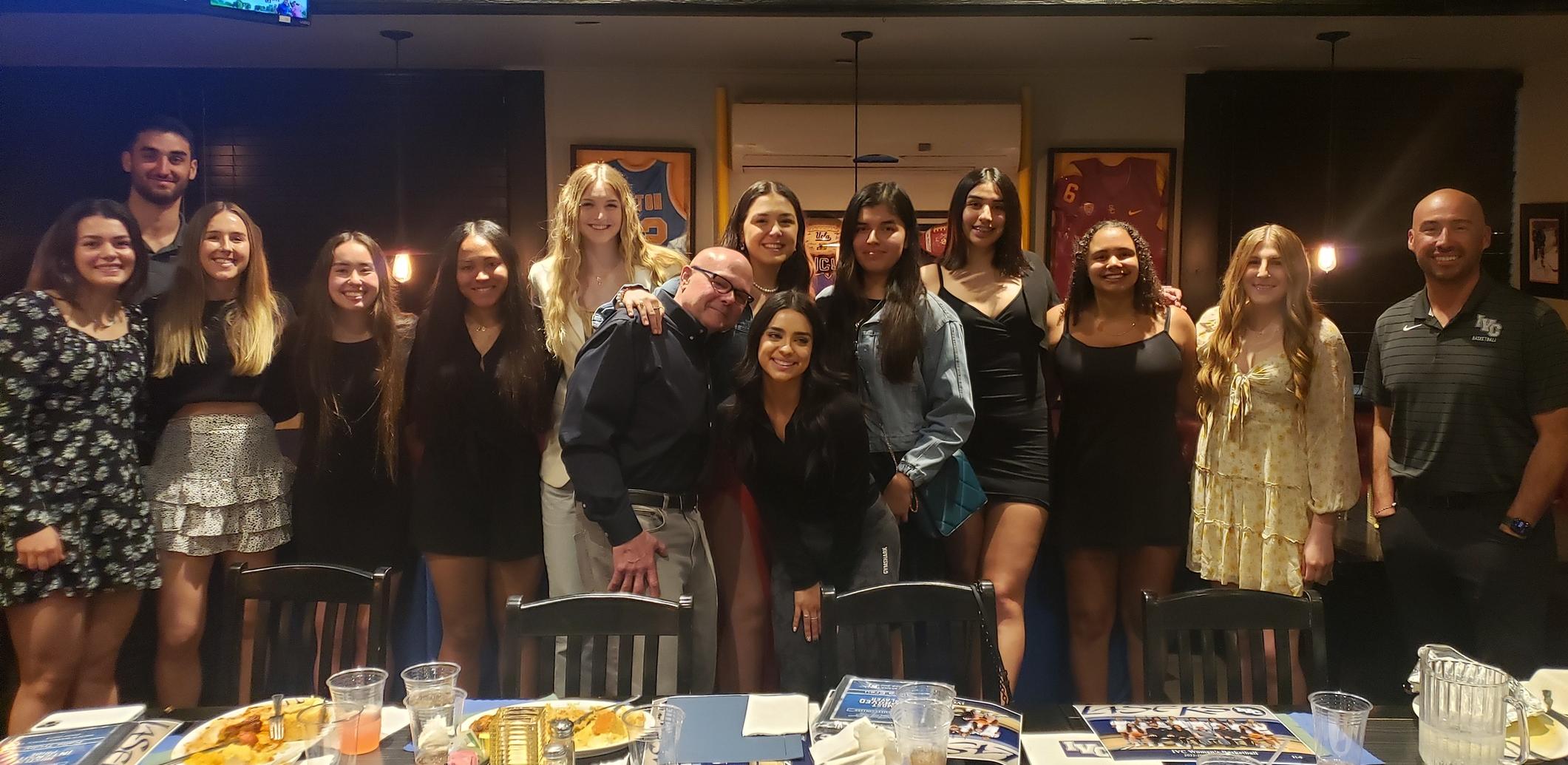 Women's basketball team celebrates special year with banquet