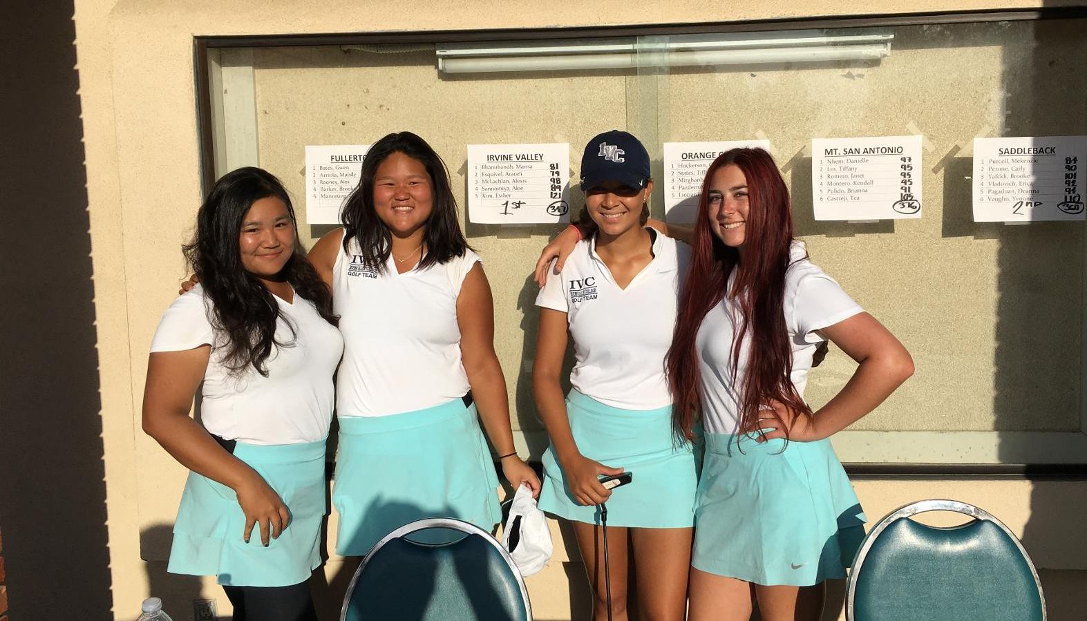 Women's golf team goes unbeaten in first conference match