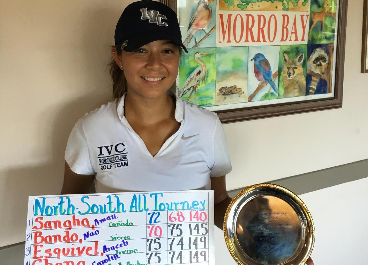 Esquivel ties for third, women's golf team is ninth at Morro Bay