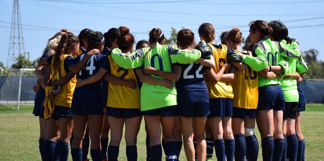 Women's soccer team plays tough, but falls to Santiago Canyon
