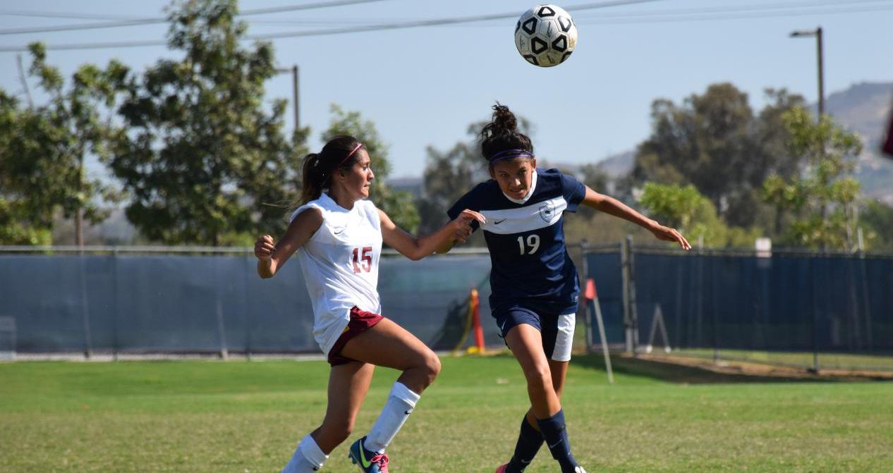 Women's soccer team scores two late to pick up another win