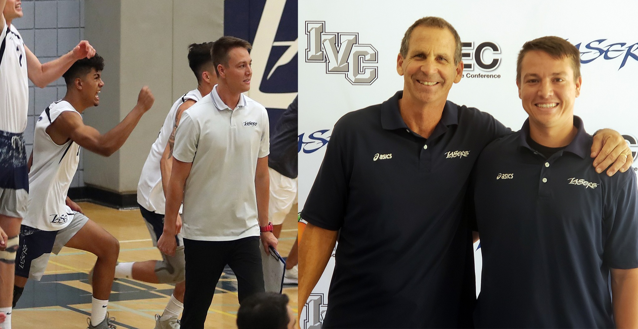 The coach of men's and now women's volleyball is Ryan Windisch