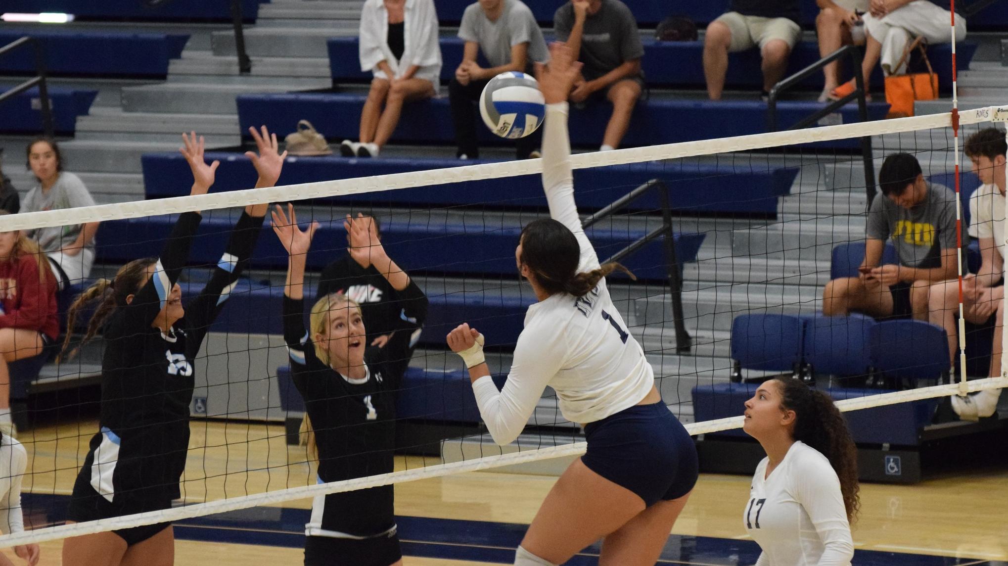 Volleyball team keeps rolling, sweeps Moorpark at home