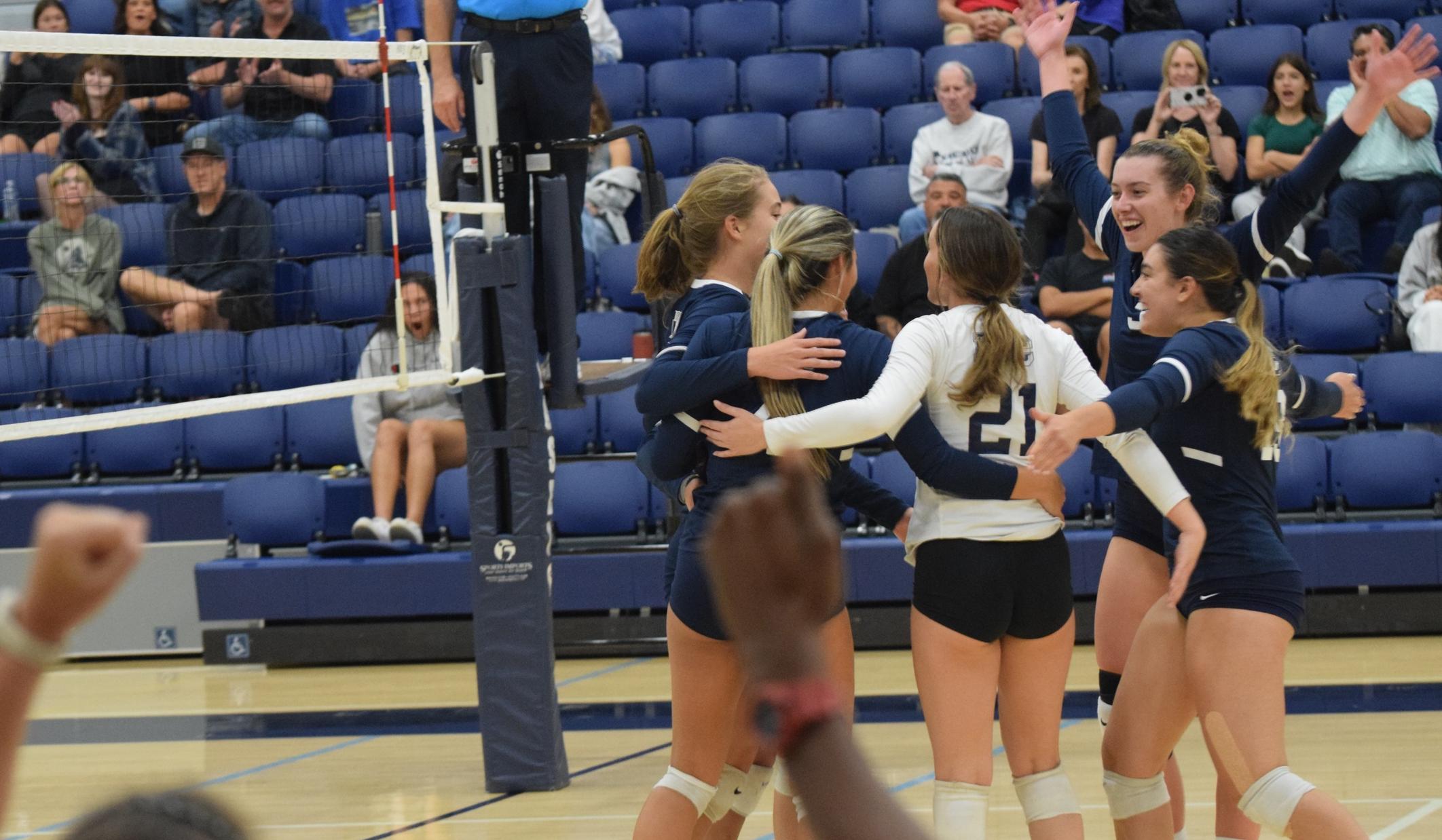 Women's volleyball team scores most lopsided win of year