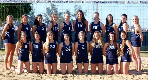 Women's sand volleyball team sweeps again