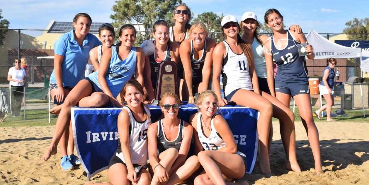 Sand volleyball team wins inaugural CCCAA State Championship