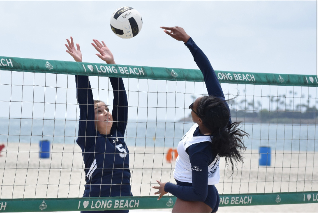 Women's beach volleyball team clinches spot in state tourney