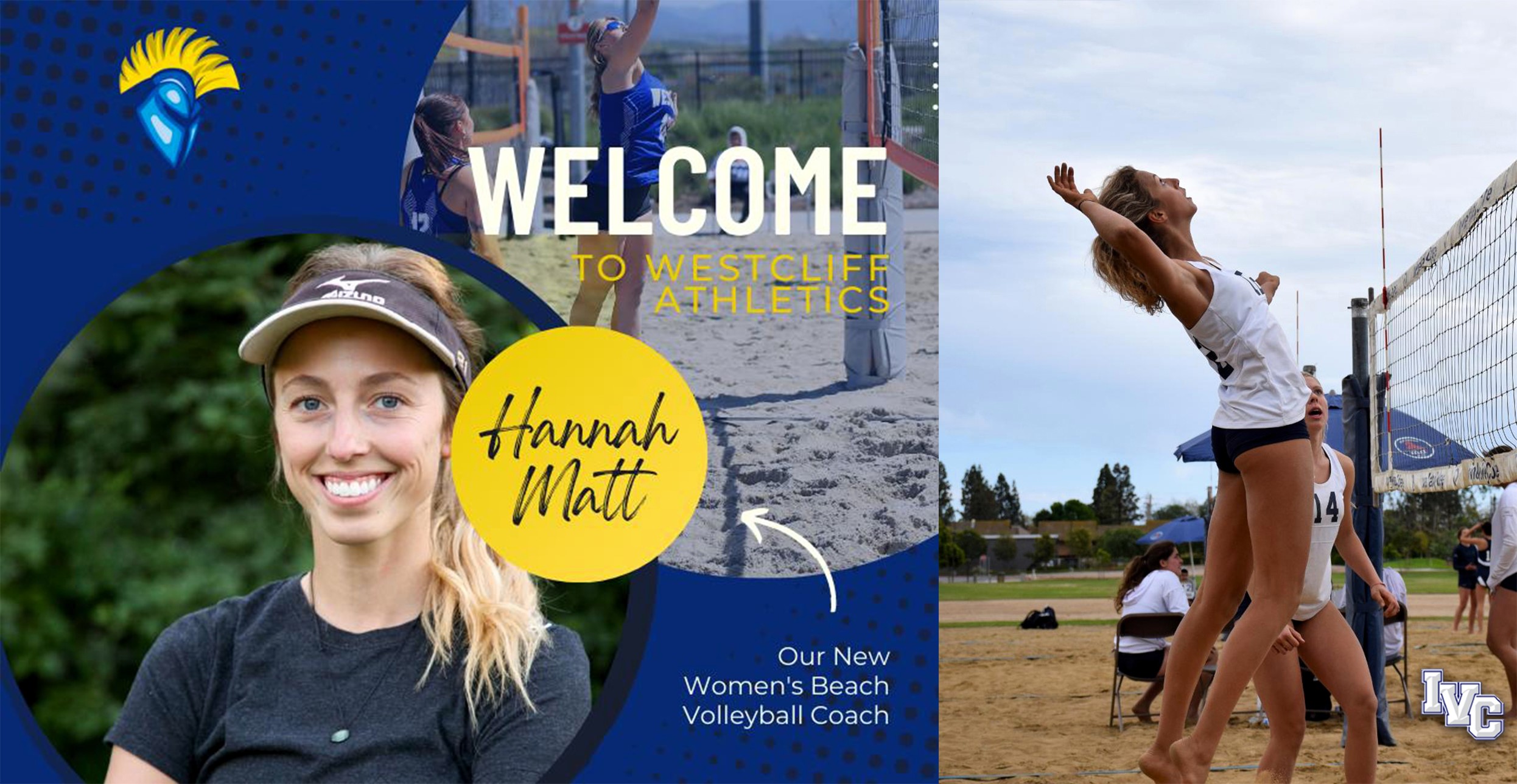 Former IVC star Hannah Matt named beach coach at Westcliff