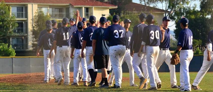 Baseball team wins first conference game behind Abady's effort