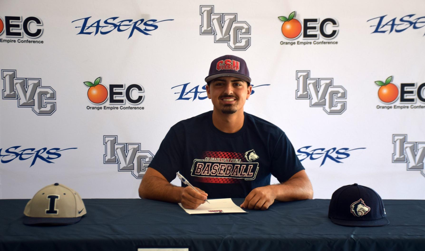 Baseball player Robbie Espinosa signs with CSU-Pueblo