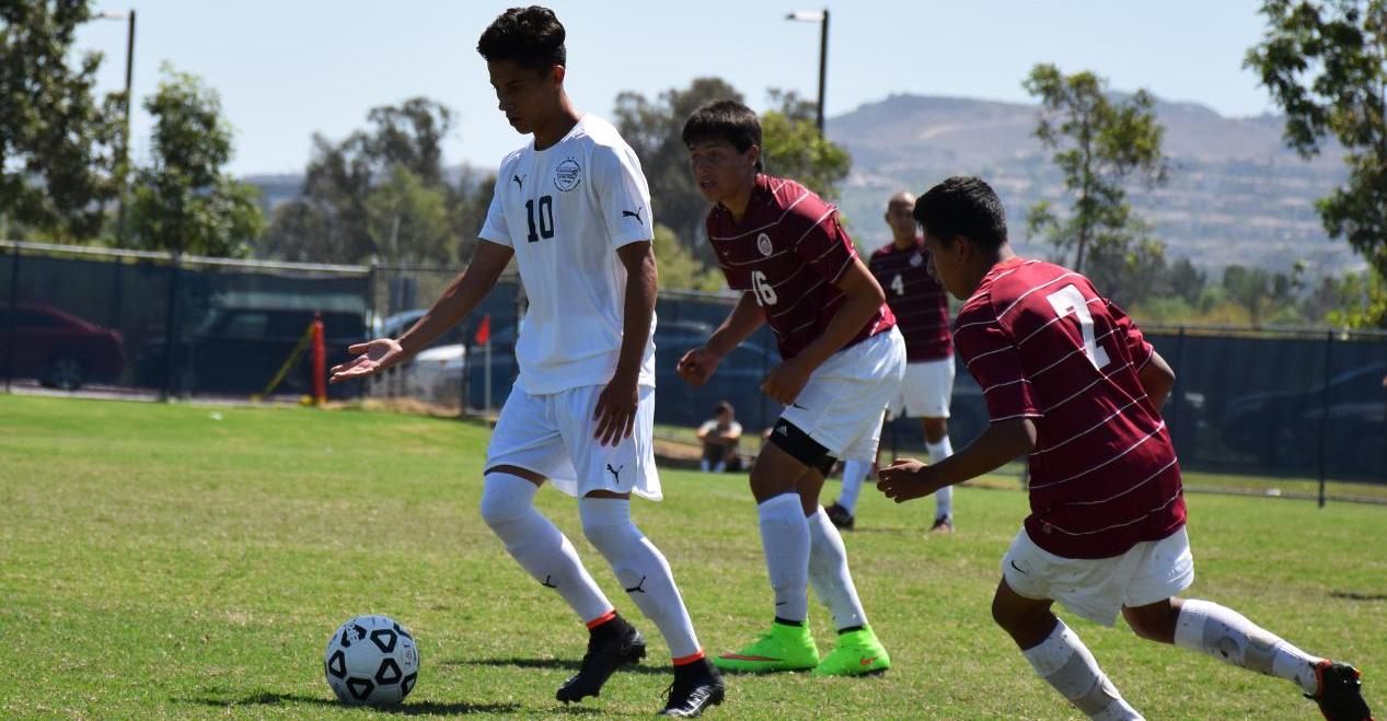 Men's soccer team shuts out Norco for first conference win