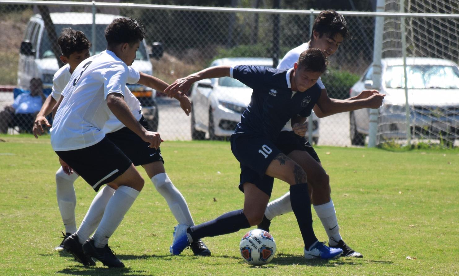Men's soccer team plays well, but ends up drawing with SBVC