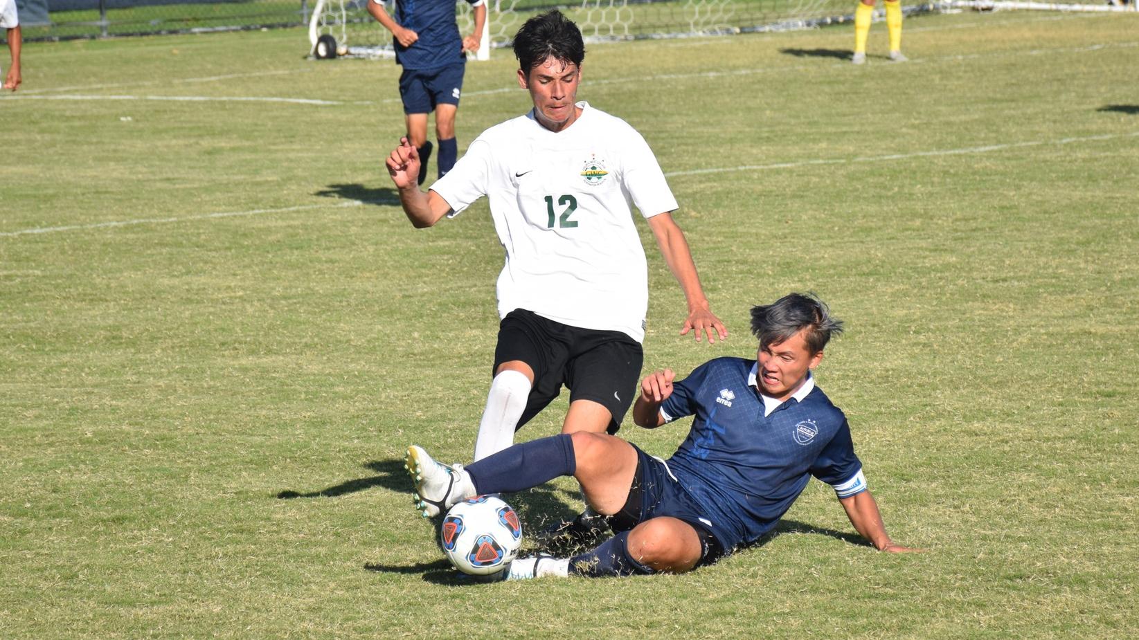 Men's soccer team battles to 1-1 draw with Golden West