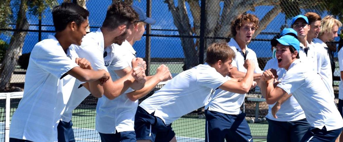 Men's tennis team shuts out Grossmont to start playoffs