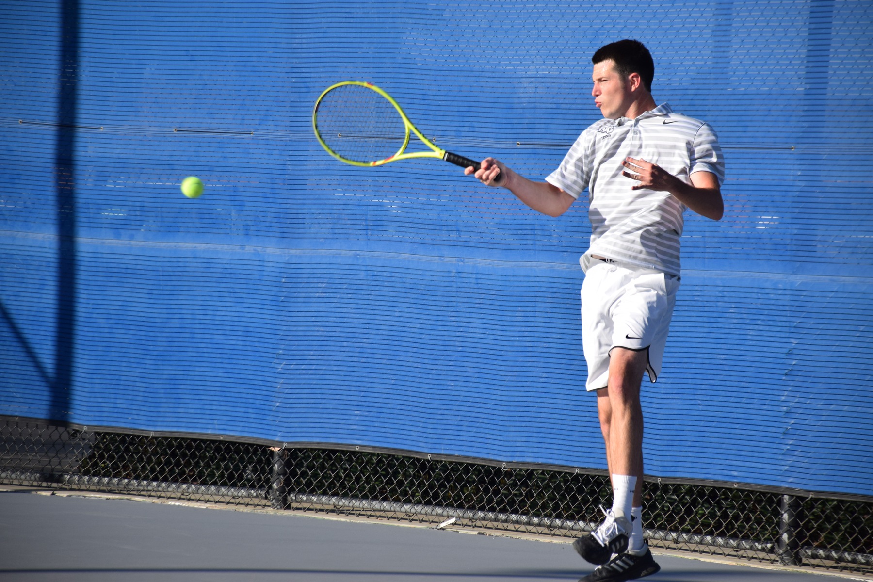 Men's tennis team gets beat by Cypress in OEC home match