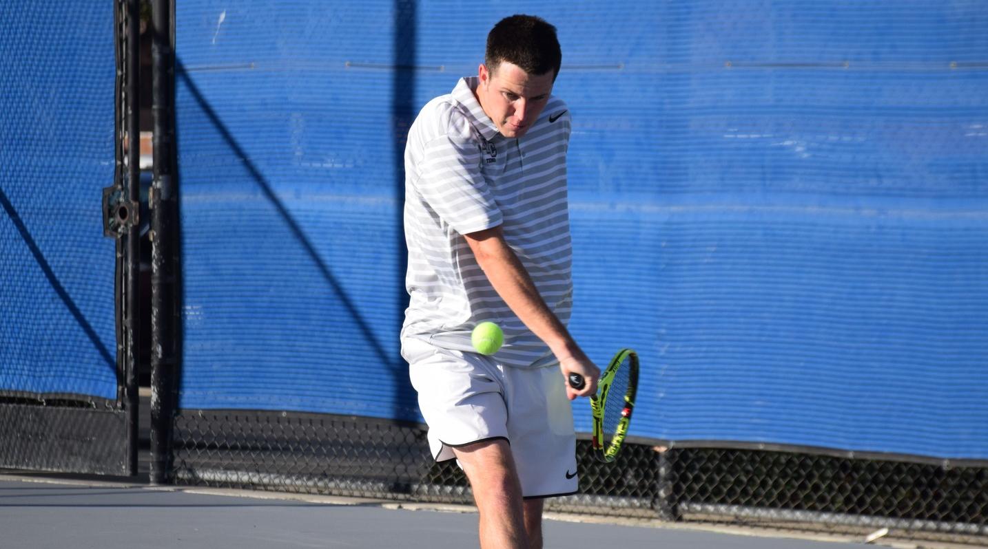 Men's tennis team clinches third place in conference