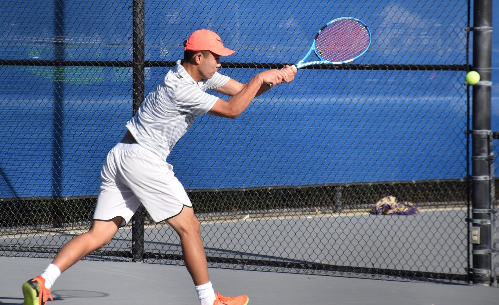 Men's tennis team ends first round of OEC play with loss at home