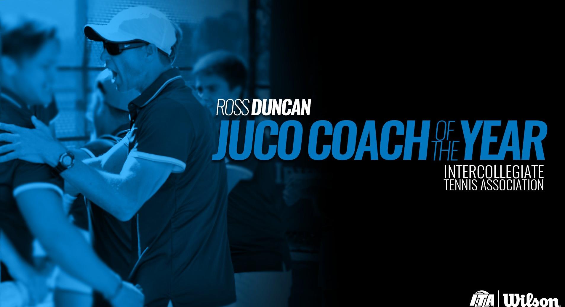 Ross Duncan to be honored as Junior College Coach of the Year