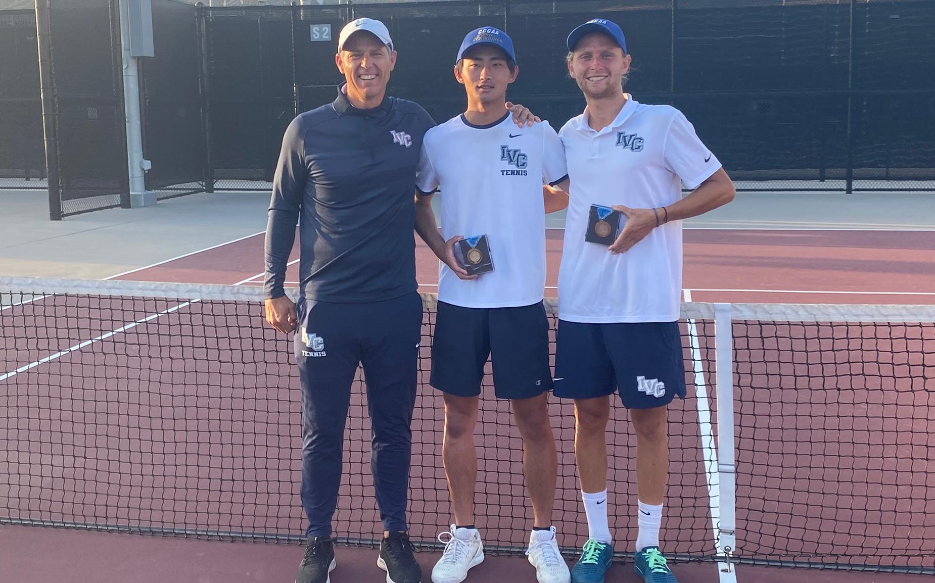 Irvine Valley's Bellegy doubles up on CCCAA state tennis titles