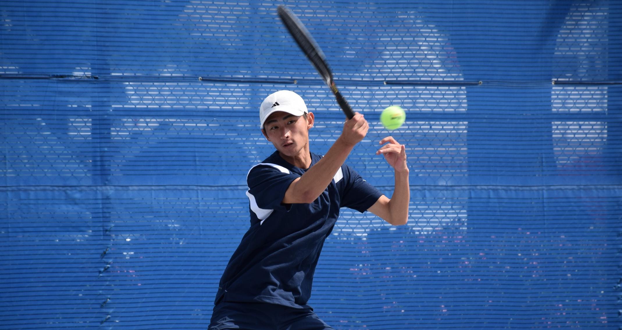 Men's tennis team sweeps opponent for third time this season
