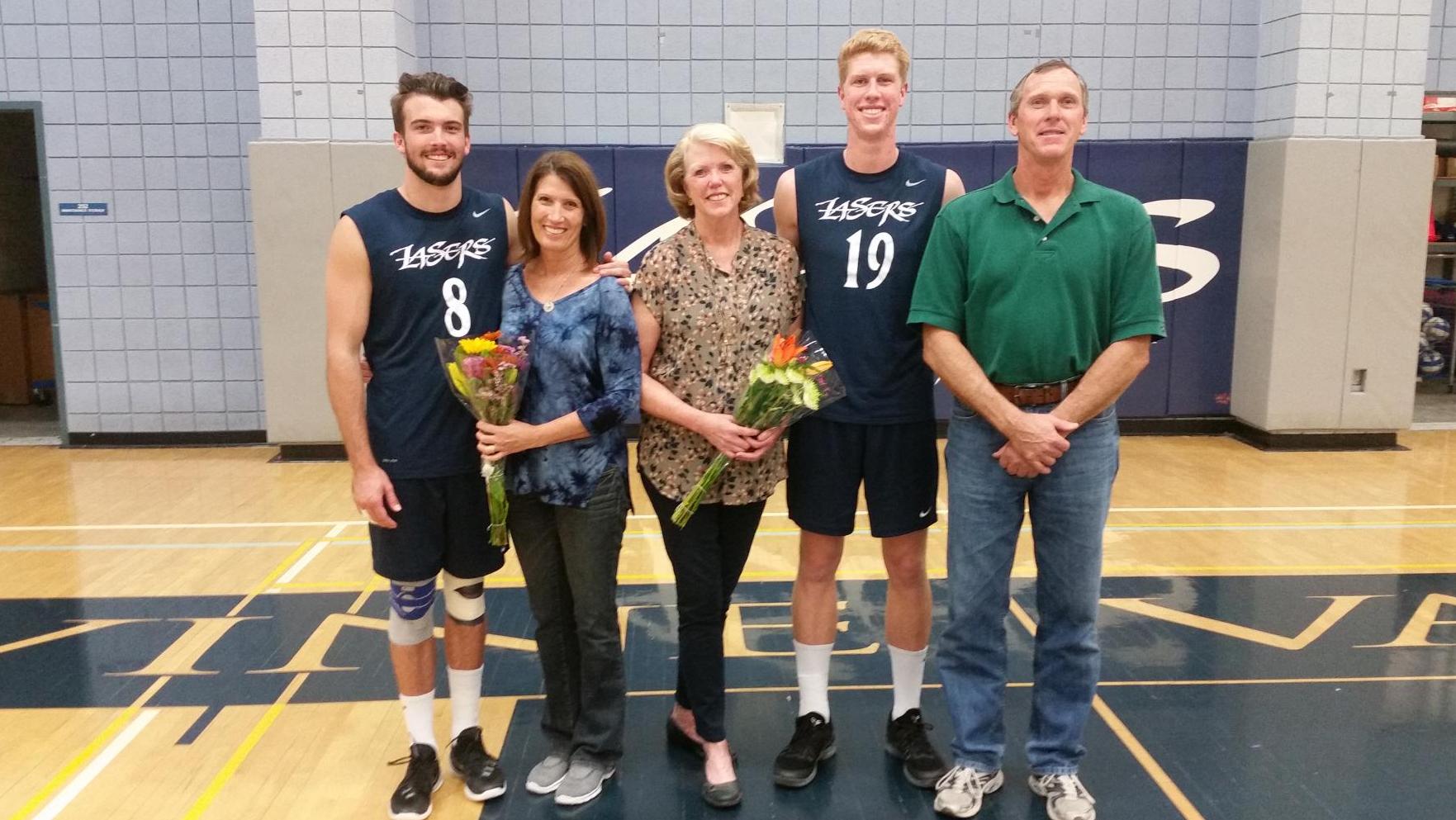 Men's volleyball team honors sophomores, sweeps Miramar