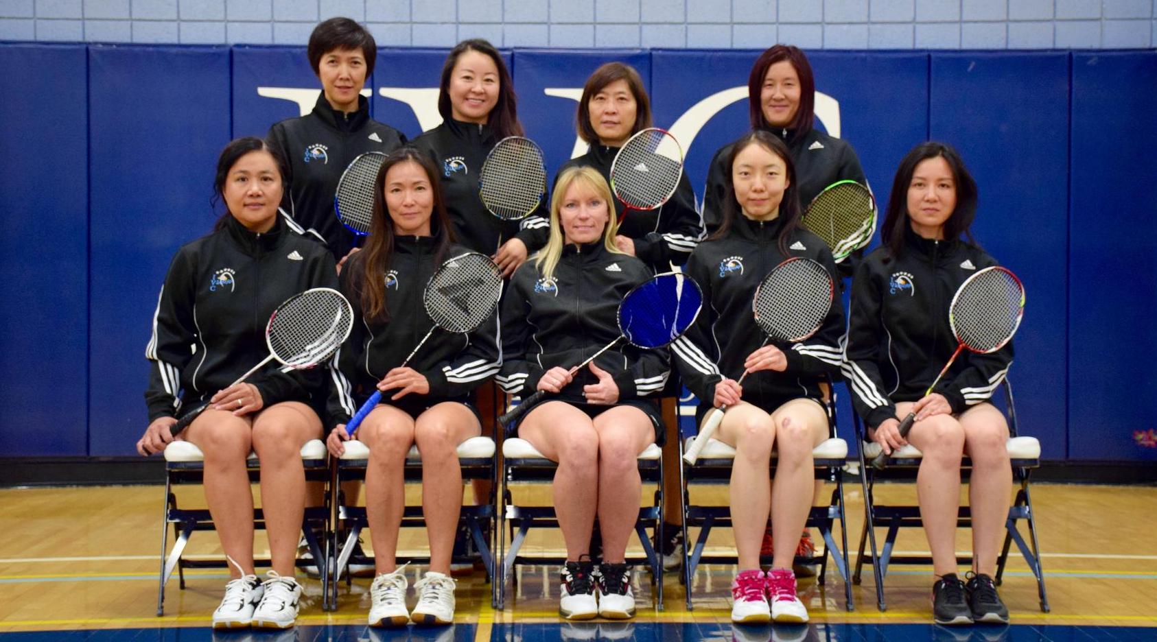 Badminton players win singles and doubles titles at PCAC Finals