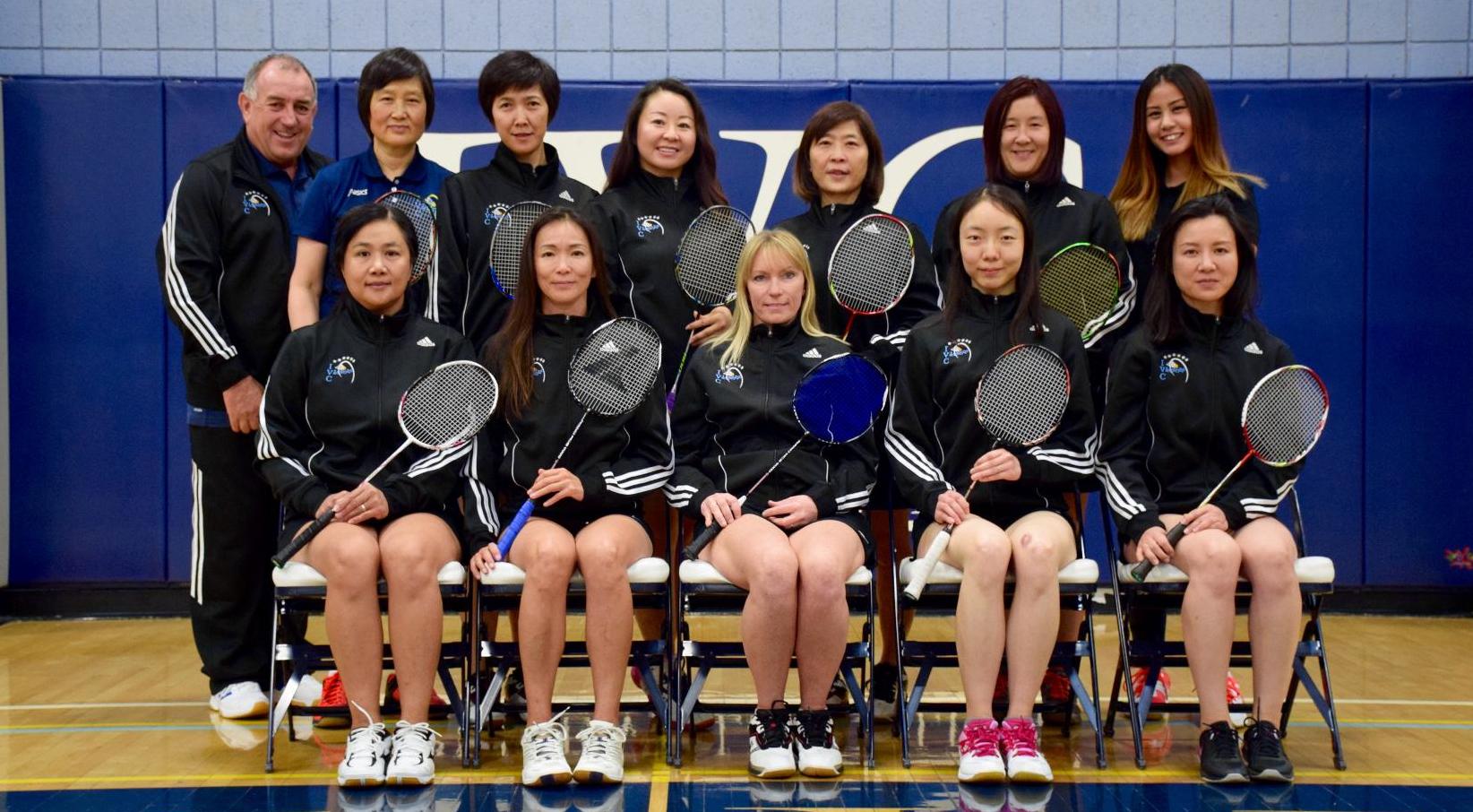Women's badminton team completes undefeated regular season