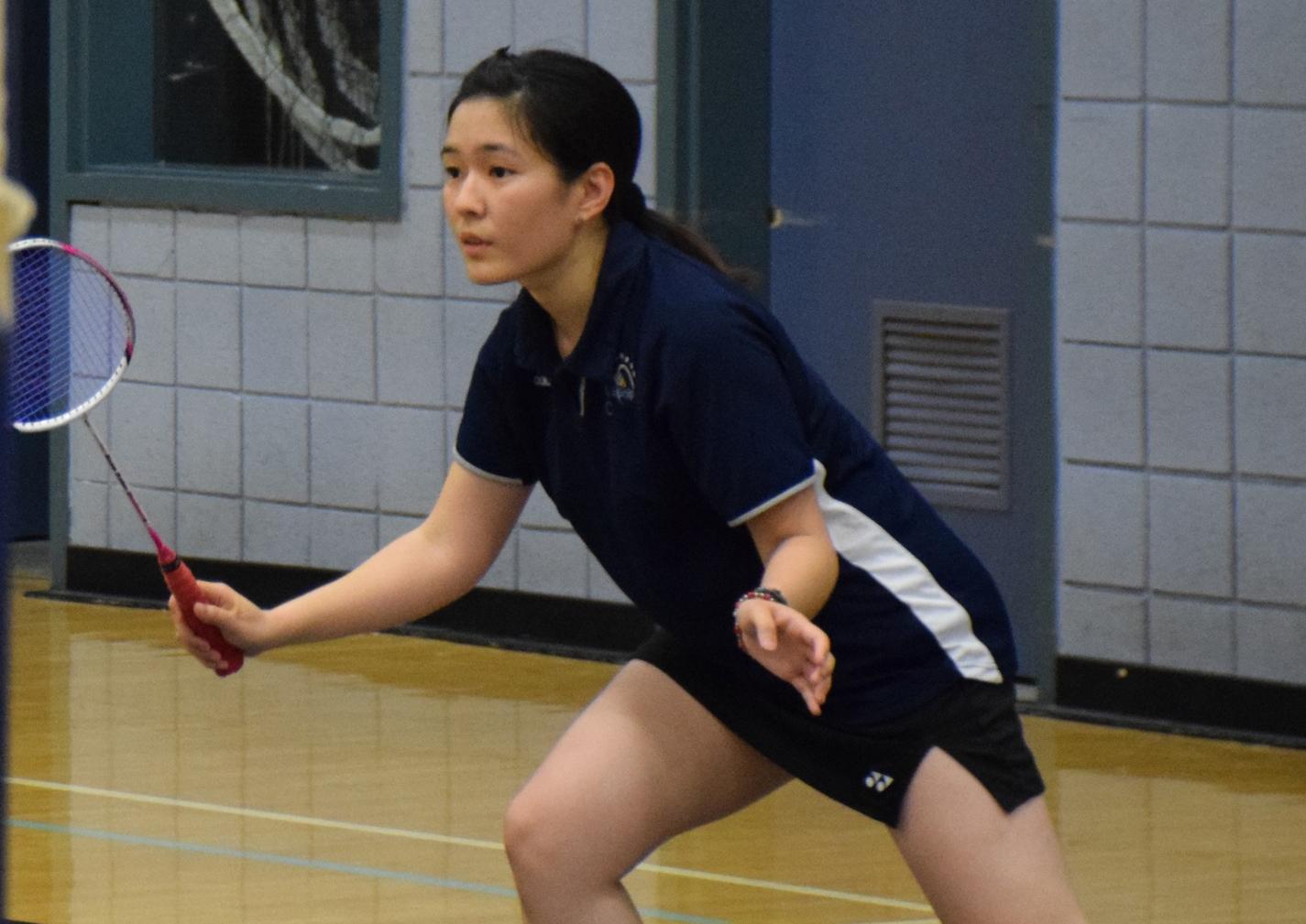 Women's badminton team continues to roll in conference