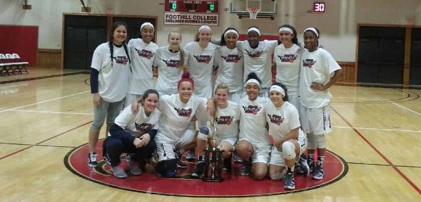 Women's basketball team takes tourney title at Foothill