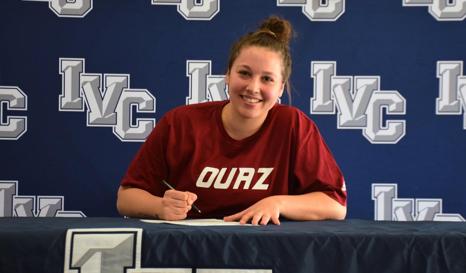 Women's basketball player Jenna Rodriguez signs with OUAZ