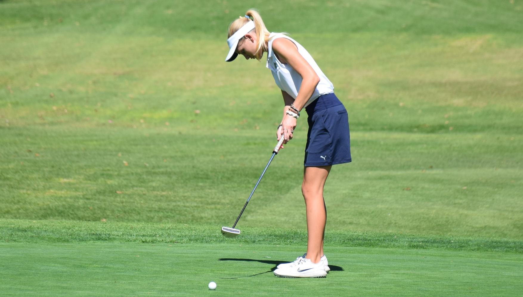 Golfer Katie Stribling finishes second in conference scoring