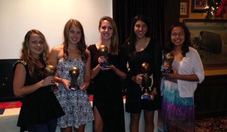 Women's soccer team holds end of the season banquet