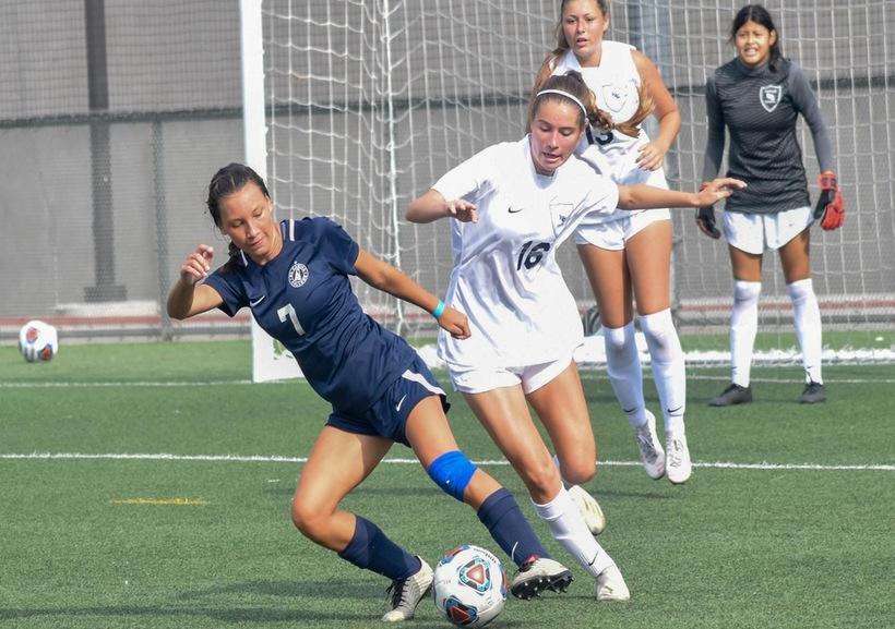 Women's soccer team beats El Camino for first win of the year
