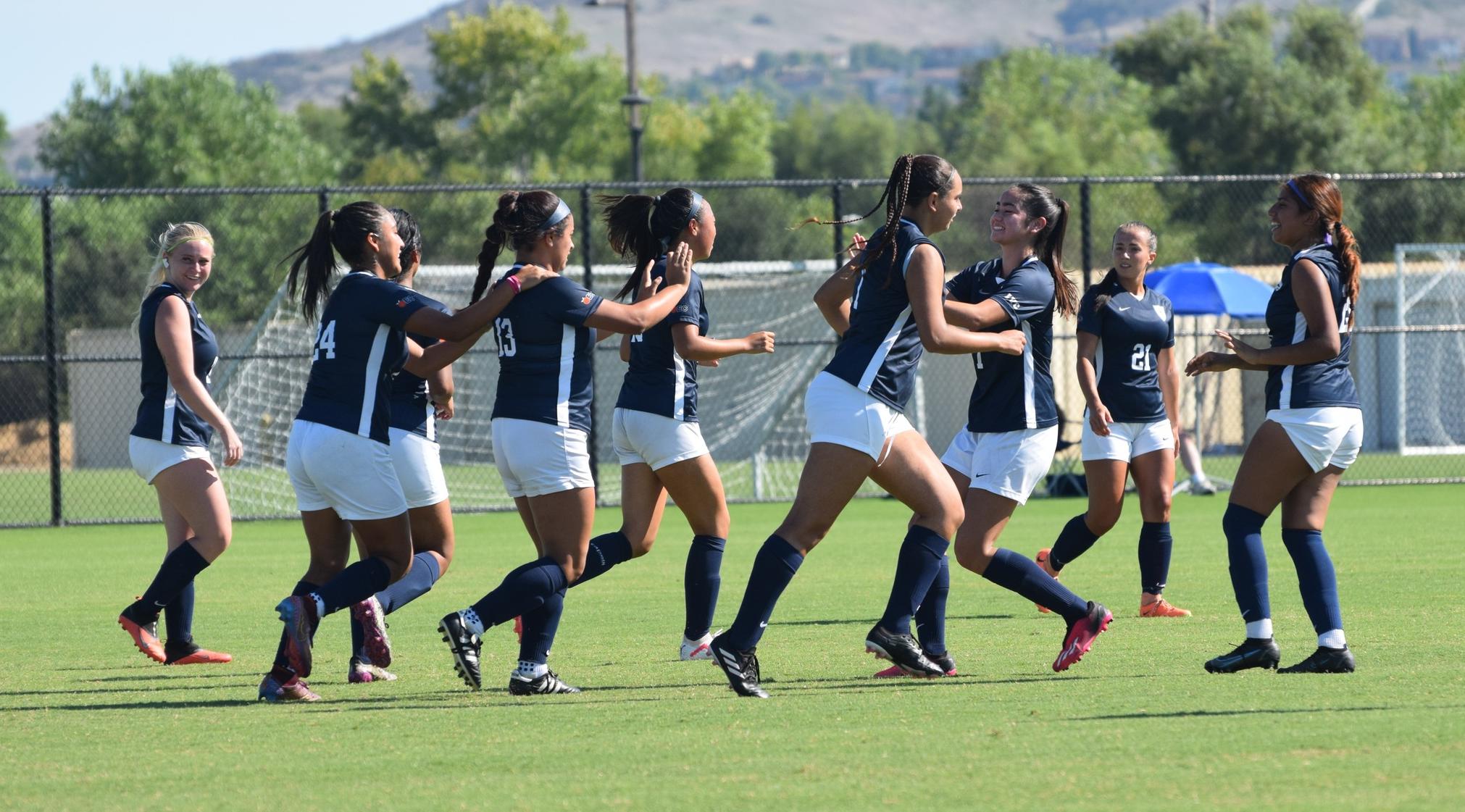 Women's soccer team falls to MiraCosta, 4-2, at home Friday