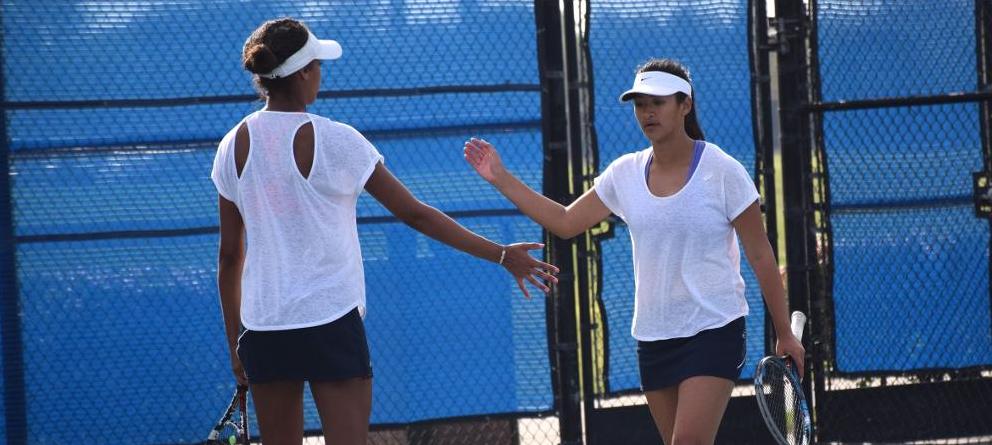 Women's tennis team clinches second place in conference