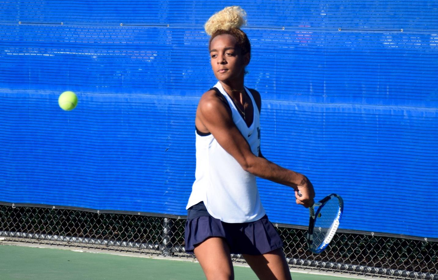 Women's tennis team falls to Orange Coast, but remains in first