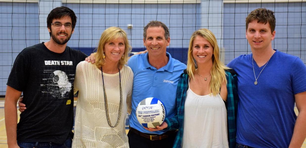 Coach Tom Pestolesi honored for 250th win