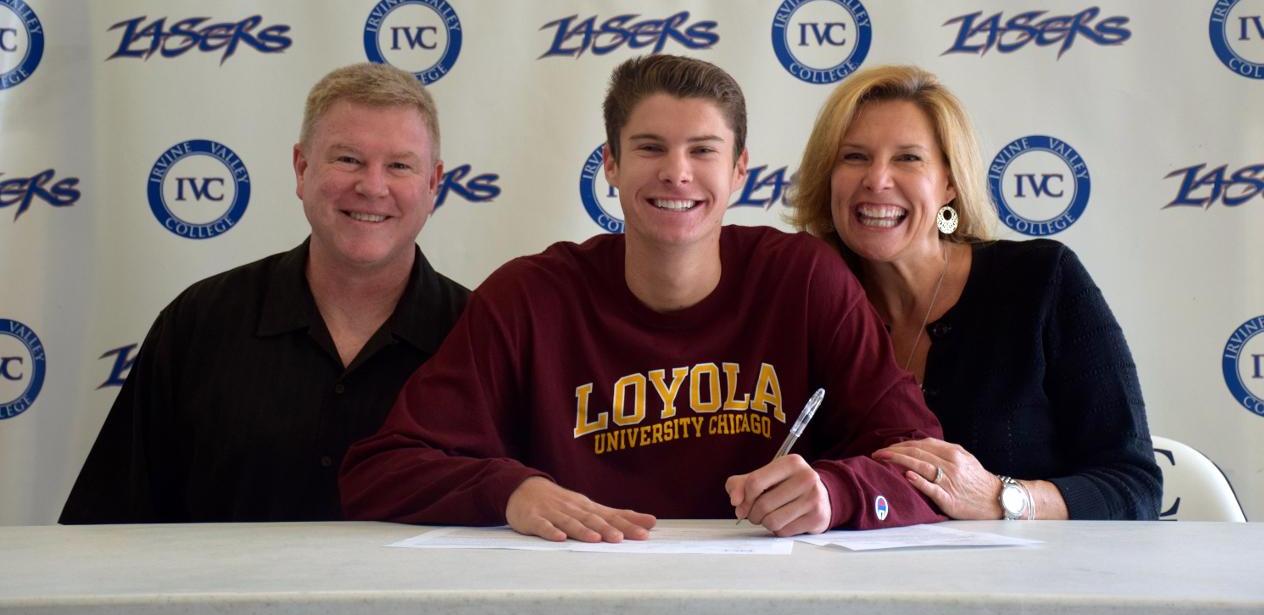Men's volleyball player Cole Murray signs with Loyola