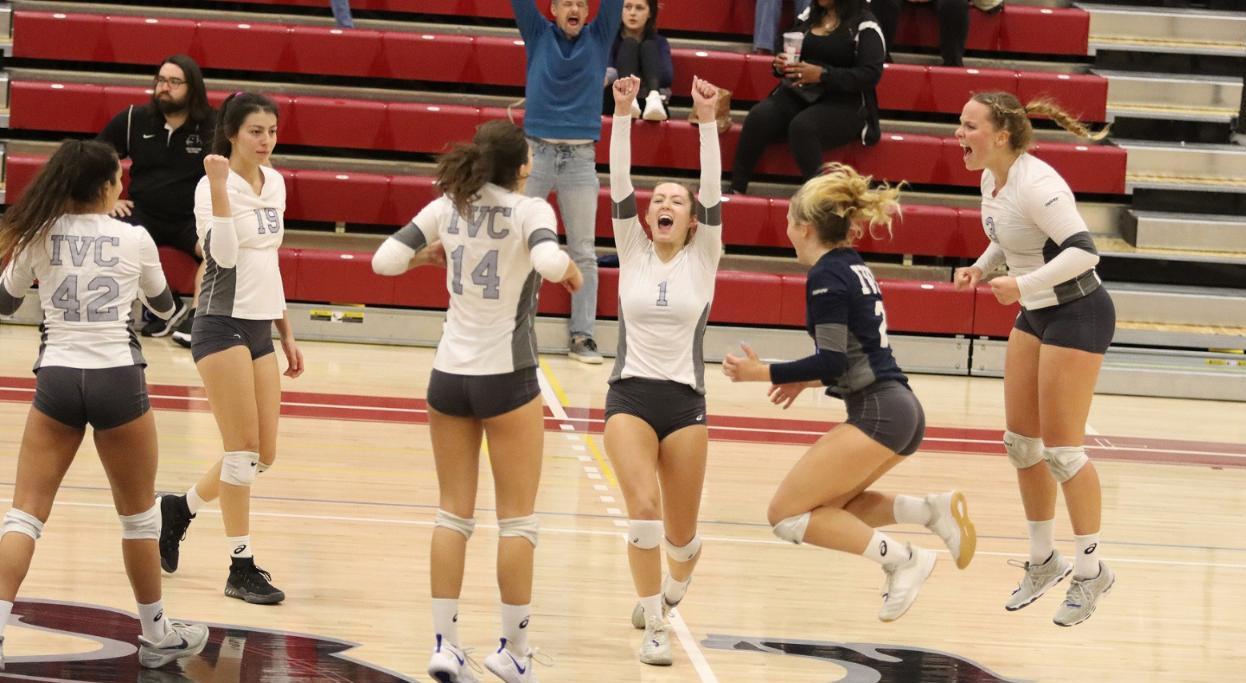Volleyball team headed to title match after improbable rally