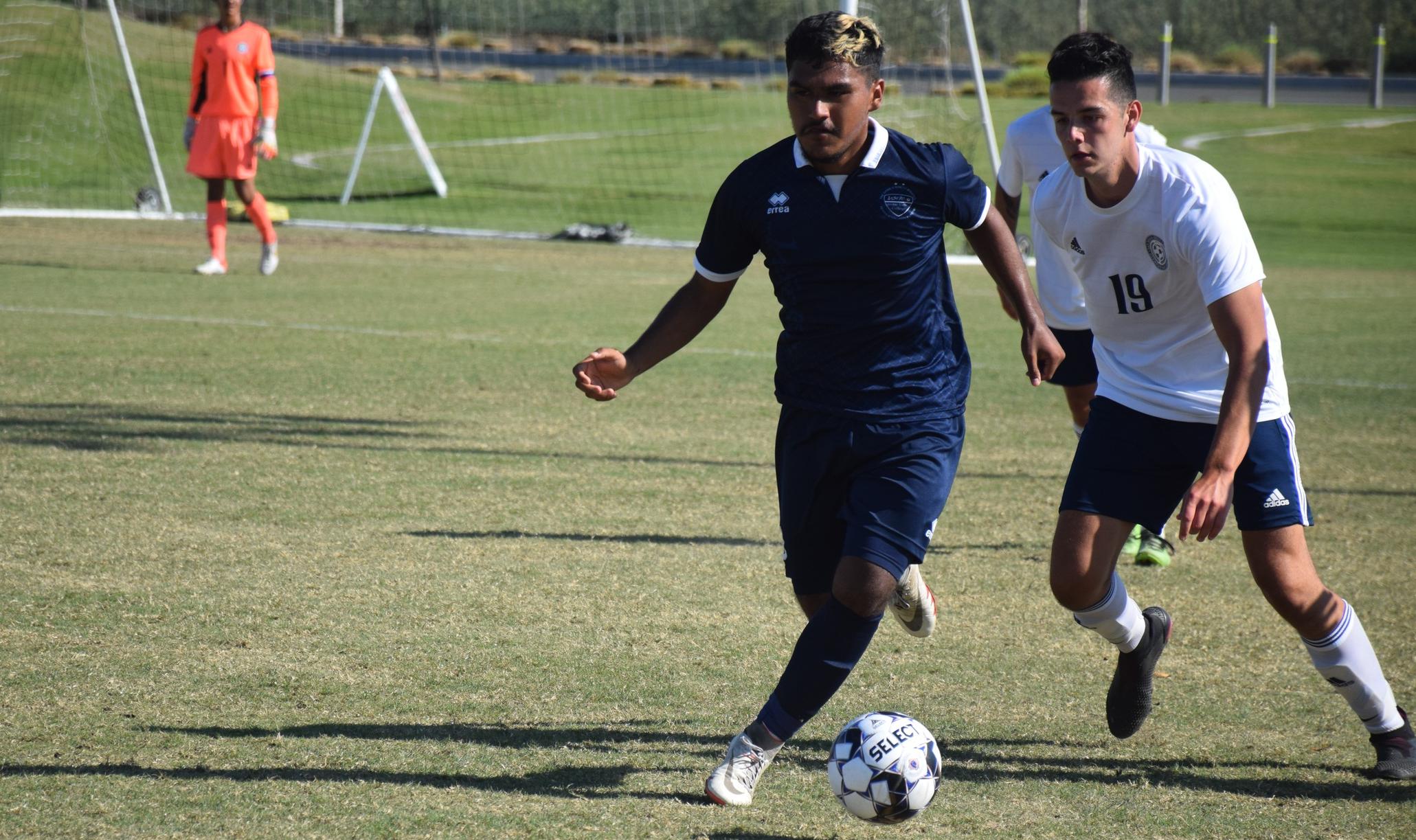 Men's soccer team beats Mesa for its second straight win