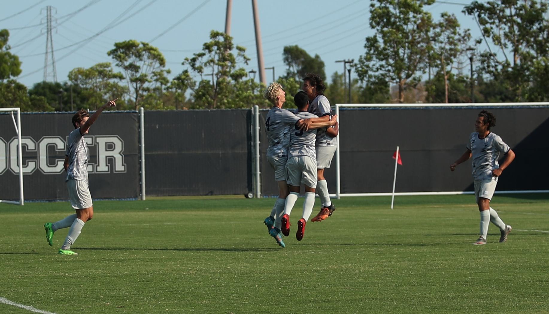 Successful day all around in men's soccer home-opening win
