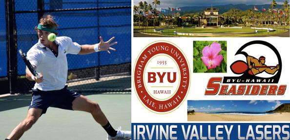 Men's tennis star Guillermo Ucelay signs with BYU-Hawaii