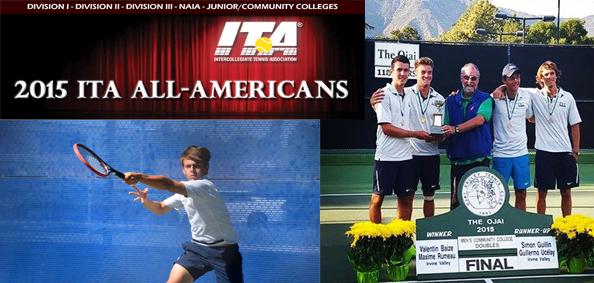 Five men's tennis players named ITA All-Americans
