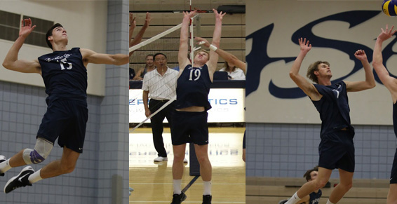 Volleyball players Radecki, Van Liefde, Costello named all-PCAC